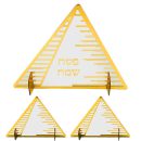 קישוט מרכז שולחן פירמידה - זהב