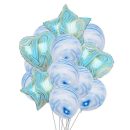 סט בלונים שיש תכלת