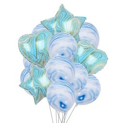 סט בלונים שיש תכלת