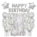 סט לעיצוב חדר יומולדת - כסף