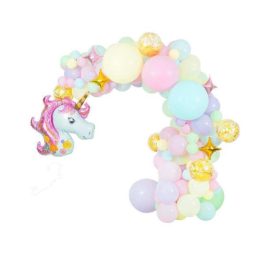 סט בלונים לגרילנדת חד קרן