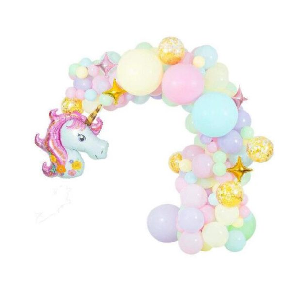 סט בלונים לגרילנדת חד קרן