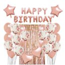 סט לעיצוב חדר יומולדת - רוז גולד