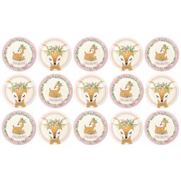 דף לקאפקייקס במבי 1