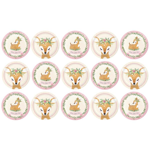 דף לקאפקייקס במבי 1