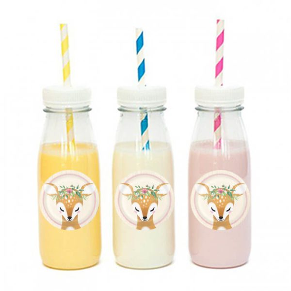 מדבקות עגולות לעיצוב במבי