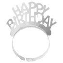 כתר יום הולדת - כסוף 6 יח'