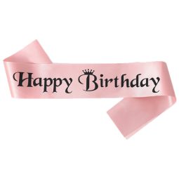 סרט גוף happy birthday רוז גולד