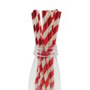 קשיות נייר אדום לבן מבריק