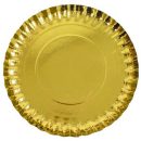 מגש עגול מנייר זהב