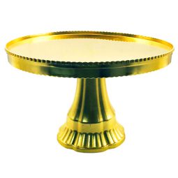 מעמד עוגה זהב מטאלי