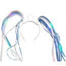 קשת רסטות אורות כחול לבן