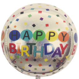 בלון הליום תלת מימד יומולדת מסיבה צבעוני