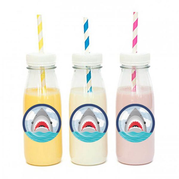 מדבקות עגולות לעיצוב כרישים