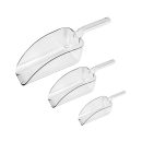 כפות להגשת פיצוחים שקופות 3 יח