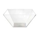 קערה מרובעת שקופה בינונית