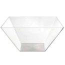 קערה מרובעת שקופה גדולה