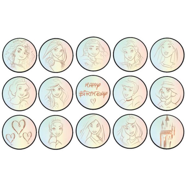 דף לקאפקייקס נסיכות דיסני אומברה