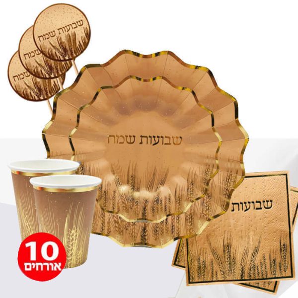 שולחן חג השבועות 10 מוזמנים