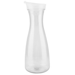 קנקן פלסטיק שקוף עם מכסה