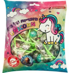 סוכריות על מקל - צבעי חד קרן