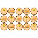 דף לקאפקייקס מסיבת טרקטורים