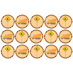 דף לקאפקייקס מסיבת טרקטורים