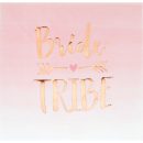 מפיות גדולות מסיבת רוז גולד Bride Tribe