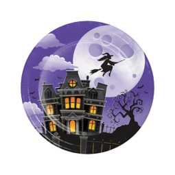 צלחות נייר קטנות - מסיבת הבית הרדוף