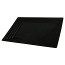 מגש מדורג מלבני שחור - גדול