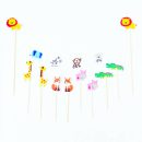 קיסמי קישוט לעוגה - חיות