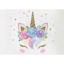 תמונה אכילה חד קרן פרחוני 1