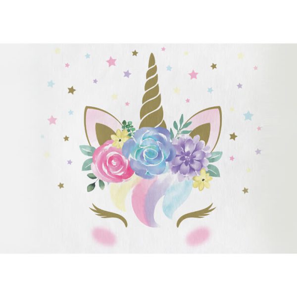 תמונה אכילה חד קרן פרחוני 1