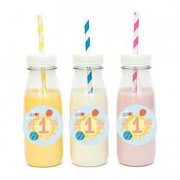 מדבקות עגולות לעיצוב גיל שנה בן