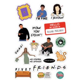 תמונה אכילה דמויות חברים לעוגה 1