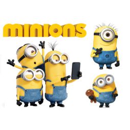 תמונה אכילה דמויות מיניונים לעוגה 1