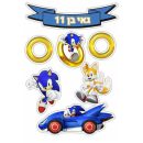 תמונה אכילה דמויות סוניק לעוגה 1