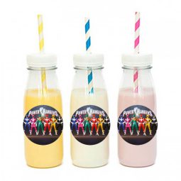 מדבקות עגולות פאוור ריינג'רס לעיצוב