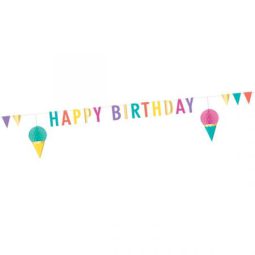 כרזת גלידה happy birthday