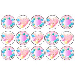 דף לקאפקייקס בלונים אומברה 1