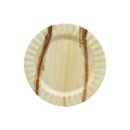 צלחות עגולות קטנות מתכלות חגיגיות