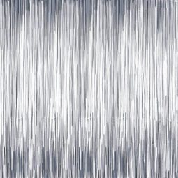 וילון פרנזים מטאלי - כסף