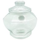 כלי לממתקים משושה עם מכסה