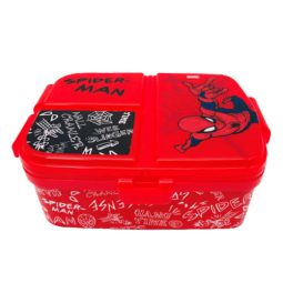 קופסת אוכל מחולקת ספיידרמן