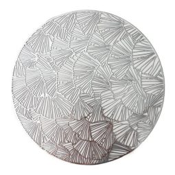 פלייסמנט לעיצוב שולחן מעוטר - כסף