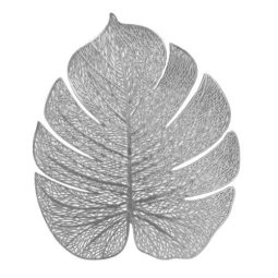 פלייסמנט לעיצוב שולחן עלה - כסף