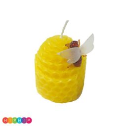 נר חלת דבש עם דבורה גדול