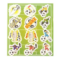 דף מדבקות כדורגל