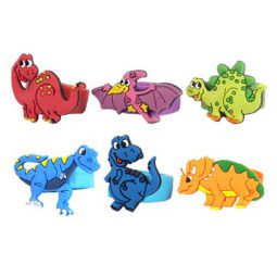 טבעת סיליקון דינוזאורים - מגוון