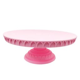 מעמד עוגה ורוד קלאסי